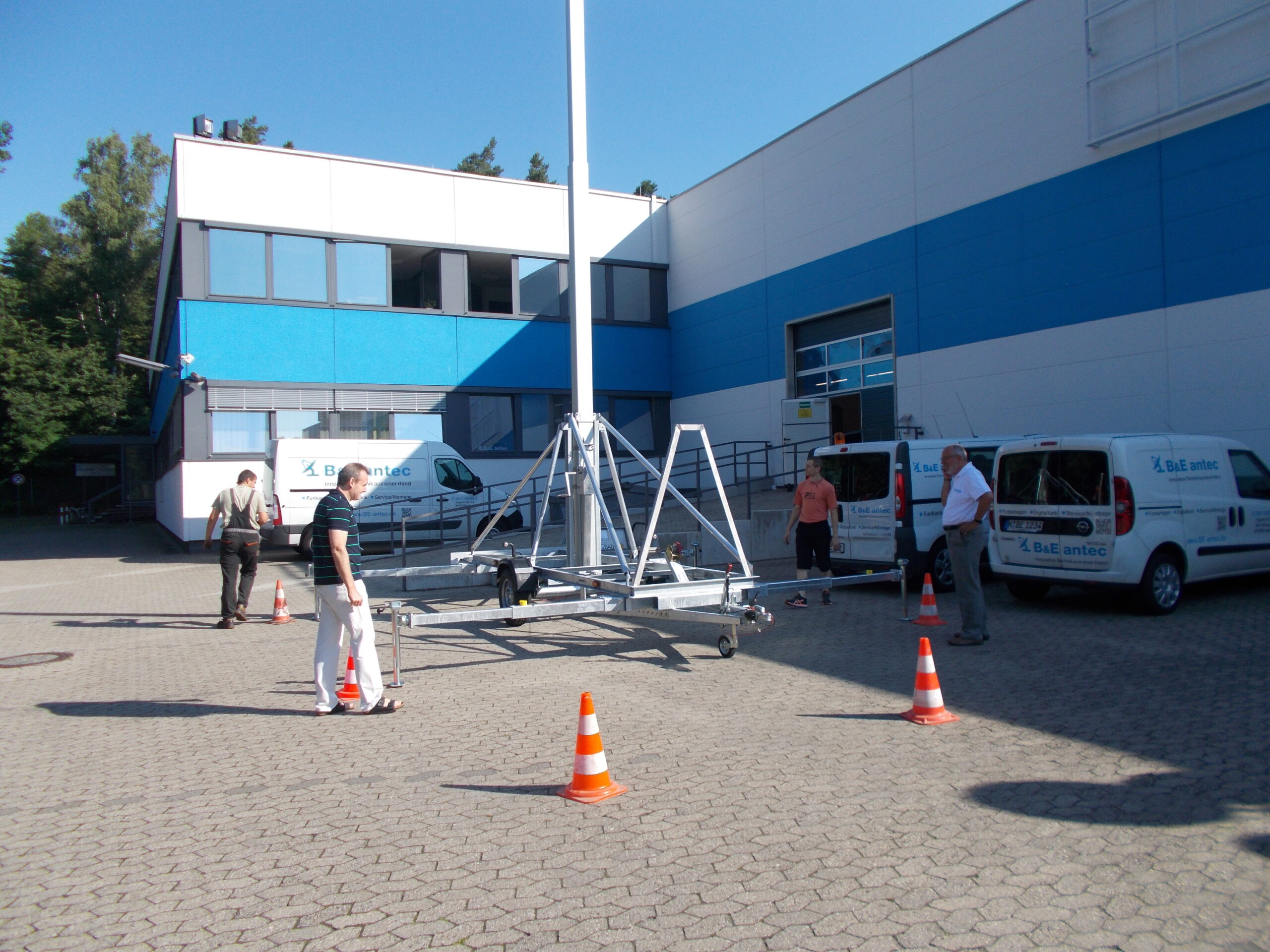 Cable laying trailer Nuremberg use
