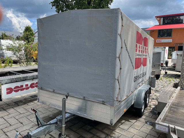 flatbed trailer with tarpaulin cover
