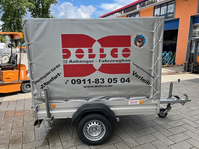 low loader tarpaulin trailer transport
