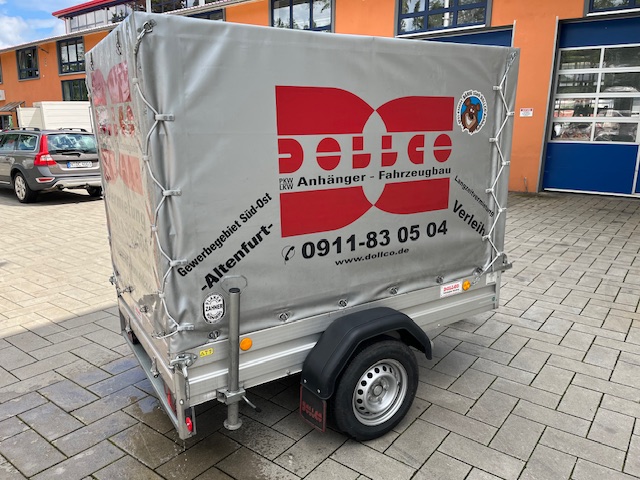 low loader tarpaulin trailer transport