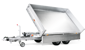 tipping electric trailer