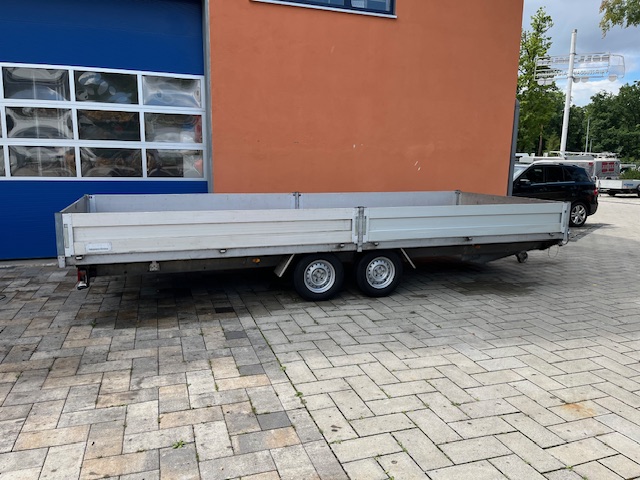 flatbed open trailer for heavy loads