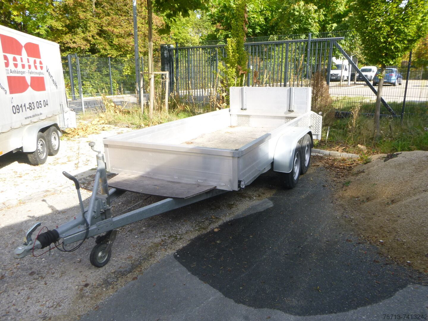 mini excavator trailer for construction transport dollco
